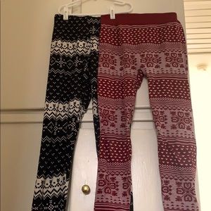 Patterned leggings